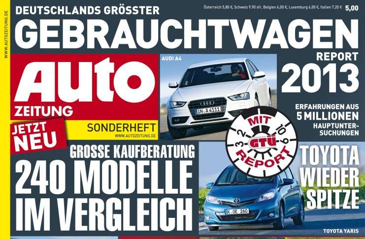 GTÜ Gebrauchtwagen-Report 2013