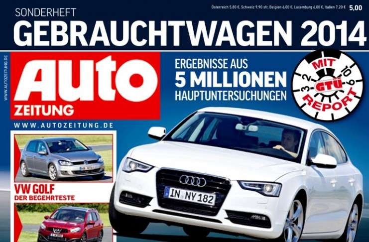 GTÜ Gebrauchtwagenreport 2014: Deutsche Autos machen das Rennen!