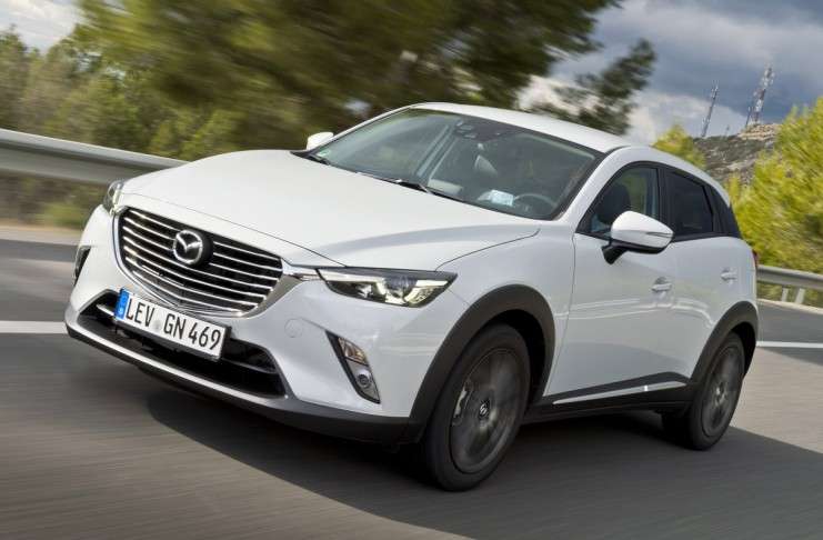 Mazda CX-3: Auffällig